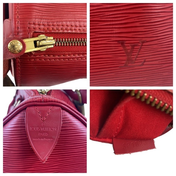Louis Vuitton Louis Vuitton Epi Speedy 25 Leather Handbag Leather Handbag M43017 - Picture 4 of 10